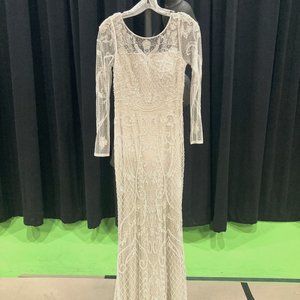 Stunning Beaded Sheath Wedding Dress - David's Bridal